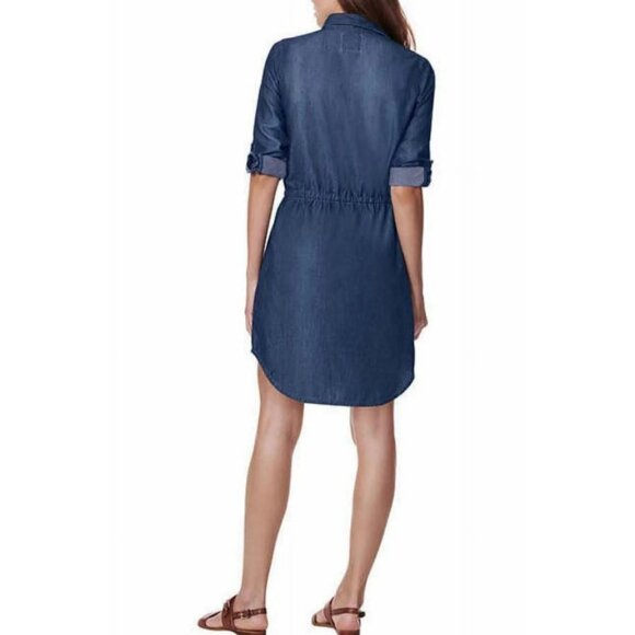 Gloria Vanderbilt Denim Asymmetrical Dress - Picture 3 of 3